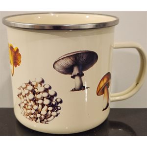 Tasse en émail Alfresco-Champignons