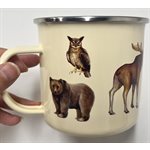 Tasse en émail Alfresco-Faune indigène