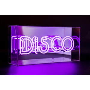 Neon Acrylic Light Box-DISCO