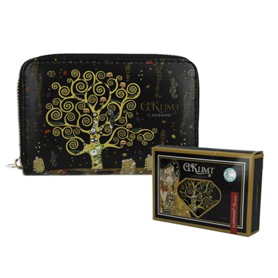 The Tree of Life Zipper Wallet-Klimt