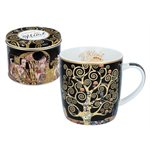 Mug in a metal tin -  Tree of Life, Klimt 400 ML