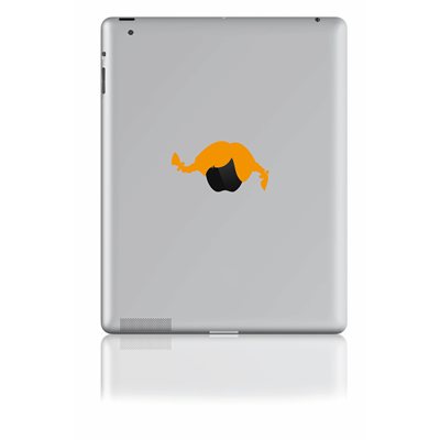 Stickers pour ipad-Little Sister