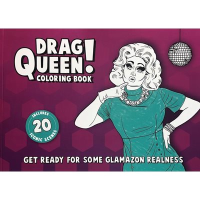 Album à colorier Drag Queen