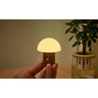 Super Mini Alice Mushroom Lamp-Walnut