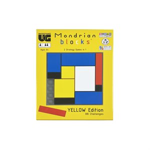 Mondrian Blocks-Yellow