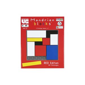 Casse-tête Mondrian Rouge