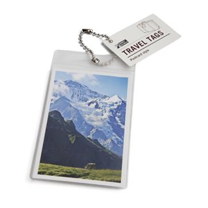 Postcard Luggage Tag-Mountains