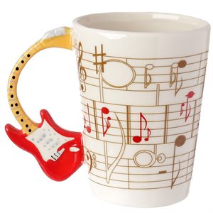 Guitar Mug-Red Electric