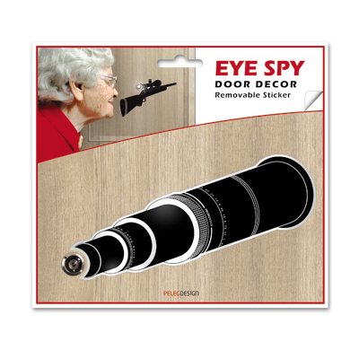 Eye Spy Door Sticker-Telescope