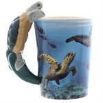 Turtle Shaped Handle Mug