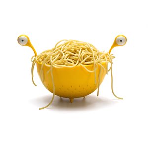Passoire Spaghetti Monster-Jaune