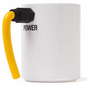 Wired Coffee mug-Yellow Handle