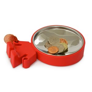 Big Head Coin Dish-Red