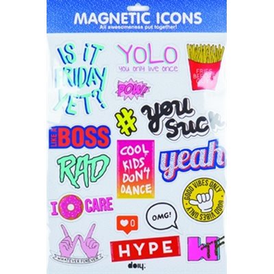Aimants Icons Bleu