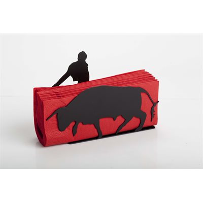 PORTE-SERVIETTES Matador et taureau