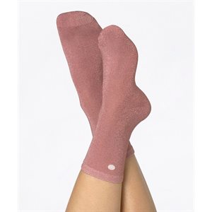 Chaussettes coquillage rose